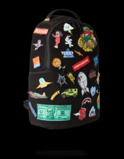 THE 32 REMOVABLE PATCHES VELCRO BACKPACK><noscript><img width=