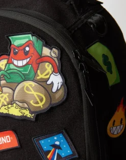 THE 32 REMOVABLE PATCHES VELCRO BACKPACK><noscript><img width=