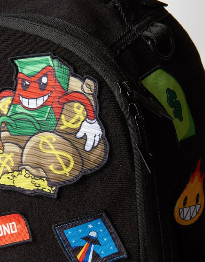 THE 32 REMOVABLE PATCHES VELCRO BACKPACK>SPRAYGROUND Discount