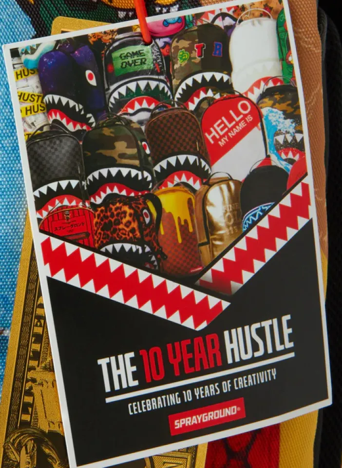 THE 10 YEAR HUSTLE BACKPACK. MYSTERY BOX. NUMBERED 1 OF 100>SPRAYGROUND Discount