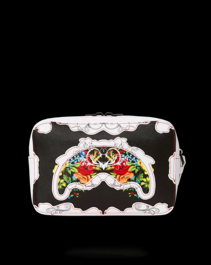 THE FLORAL CUT TOILETRY BAG>SPRAYGROUND