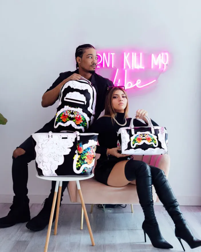 THE FLORAL CUT TOTE>SPRAYGROUND Discount