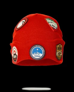 THE GLOBAL EXPEDITION BEANIE>SPRAYGROUND