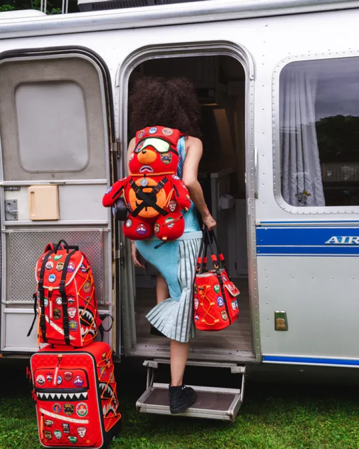 THE GLOBAL EXPEDITION MONEYBEAR TEDDYBEAR BACKPACK>SPRAYGROUND Clearance