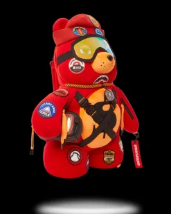 THE GLOBAL EXPEDITION MONEYBEAR TEDDYBEAR BACKPACK><noscript><img width=