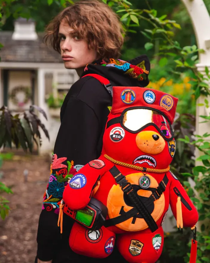 THE GLOBAL EXPEDITION MONEYBEAR TEDDYBEAR BACKPACK>SPRAYGROUND Clearance