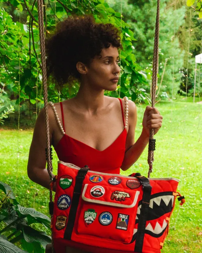 THE GLOBAL EXPEDITION TOTE>SPRAYGROUND Hot