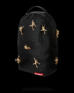 THE LOST IN SPACE BACKPACK (10 3D GOLD METAL ASTRONAUTS)><noscript><img width=