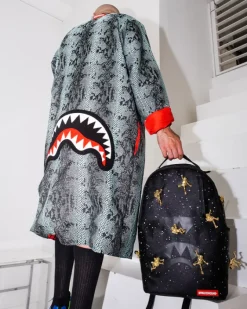 THE LOST IN SPACE BACKPACK (10 3D GOLD METAL ASTRONAUTS)><noscript><img width=