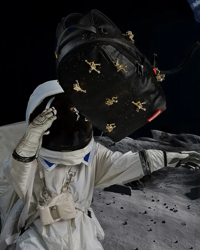 THE LOST IN SPACE BACKPACK (10 3D GOLD METAL ASTRONAUTS)>SPRAYGROUND Outlet