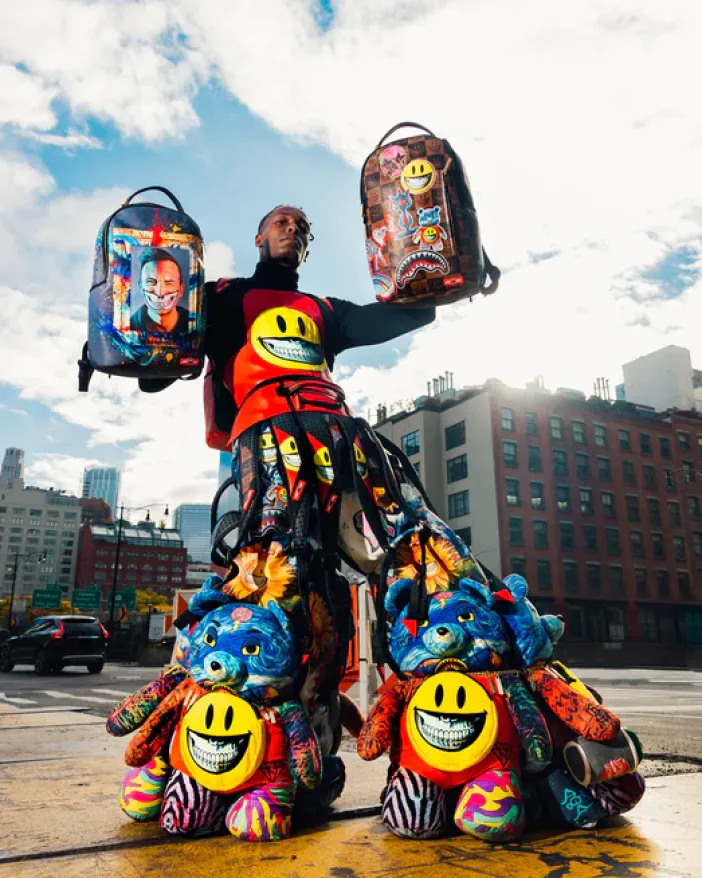 THE RARE DBD GRIN SHARK PORTRAIT BY RON ENGLISH- SUPER LIMITED EDITION>SPRAYGROUND Online