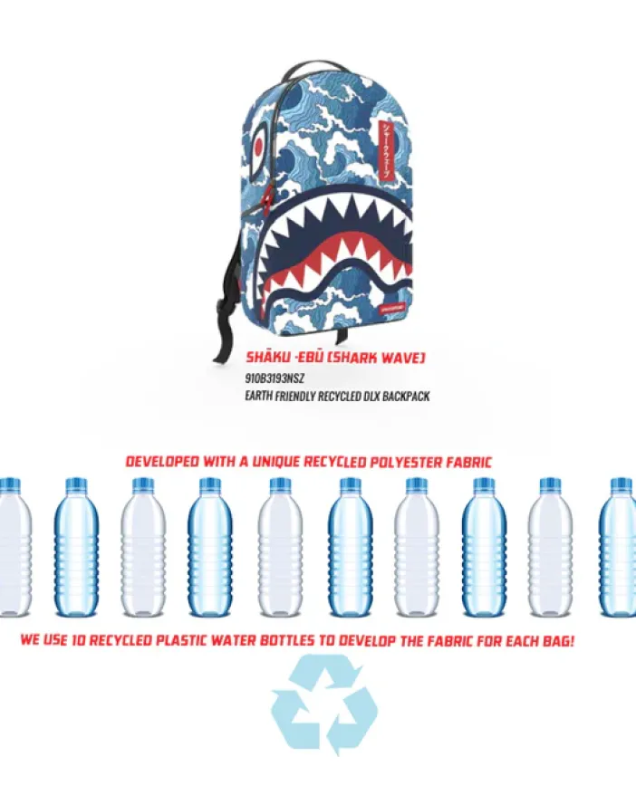THE SHARK WAVE (made from 100% recycled plastic bottles from the ocean)>SPRAYGROUND Clearance