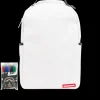 THE DIY WHITE BACKPACK (VEGAN LEATHER u0026 INNER MONEY LINING) u0026 MARKERS INCLUDED>SPRAYGROUND Online