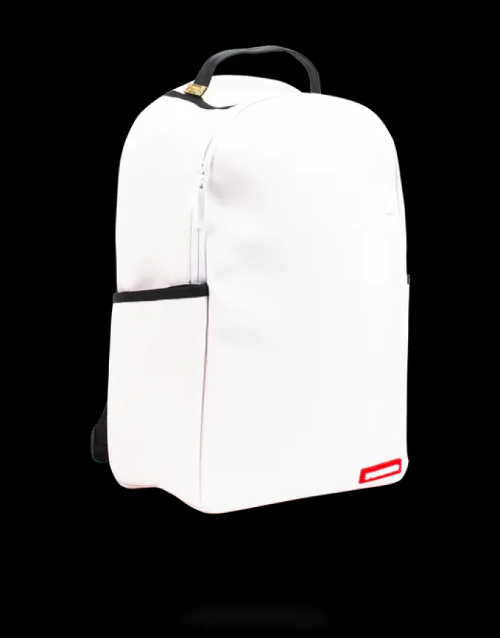 THE DIY WHITE BACKPACK (VEGAN LEATHER u0026 INNER MONEY LINING) u0026 MARKERS INCLUDED>SPRAYGROUND Online