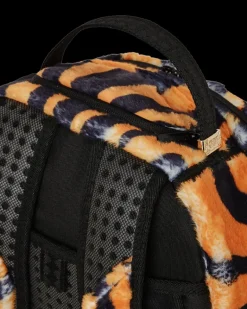 TIGER COZY VELOUR FUR BACKPACK><noscript><img width=