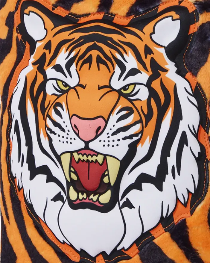 TIGER COZY VELOUR FUR BACKPACK>SPRAYGROUND