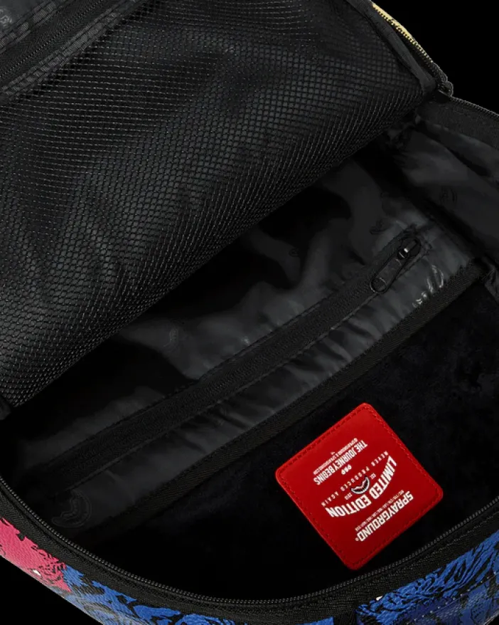 TIGER ROAR GOLD PLATED BACKPACK>SPRAYGROUND