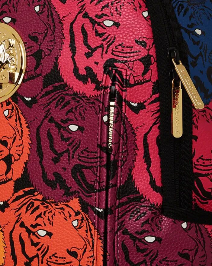 TIGER ROAR GOLD PLATED BACKPACK>SPRAYGROUND