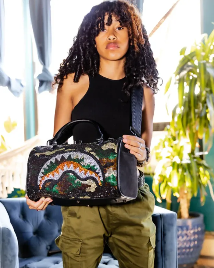 TRINITY CAMO MINI DUFFLE>SPRAYGROUND Hot
