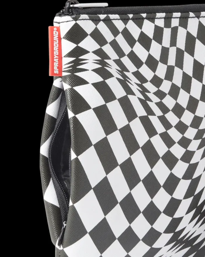 TRIPPY CHECK CROSSOVER CLUTCH>SPRAYGROUND