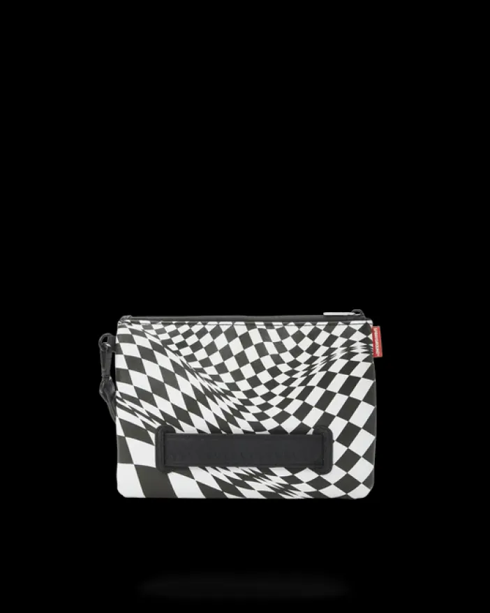 TRIPPY CHECK CROSSOVER CLUTCH>SPRAYGROUND