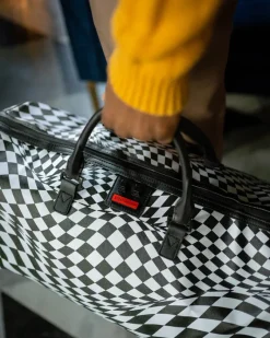 TRIPPY CHECK DUFFLE><noscript><img width=