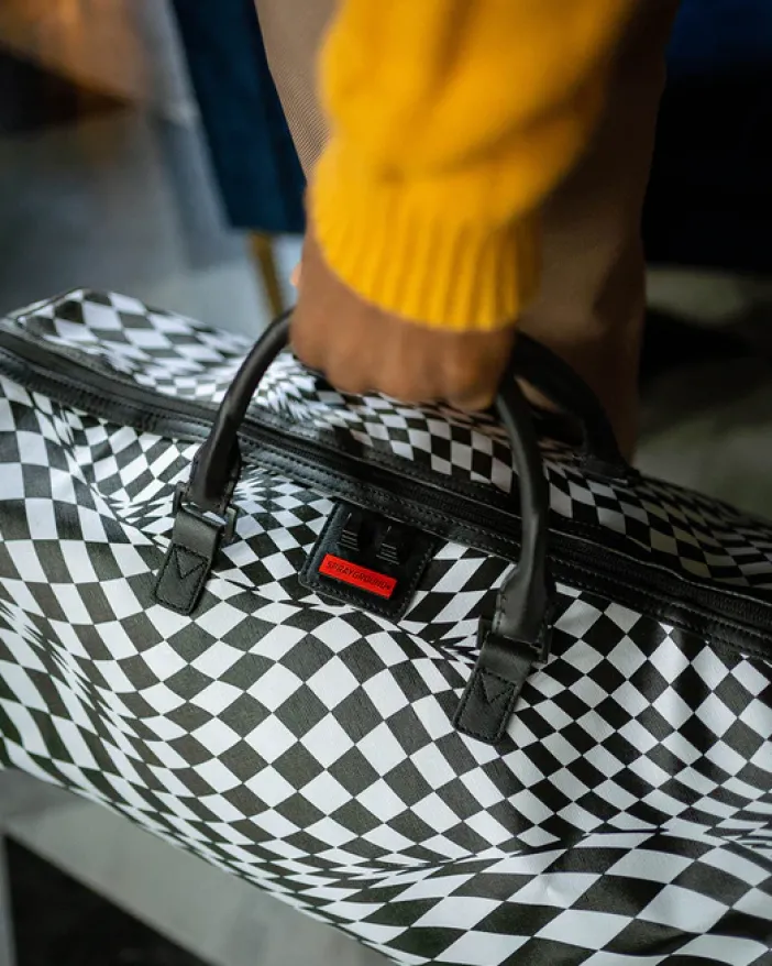 TRIPPY CHECK DUFFLE>SPRAYGROUND Clearance