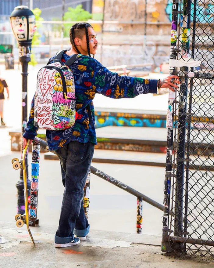 TRI-SPLIT GRAFFITI BACKPACK (DLXV)>SPRAYGROUND Clearance