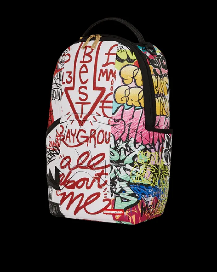 TRI-SPLIT GRAFFITI BACKPACK (DLXV)>SPRAYGROUND Clearance