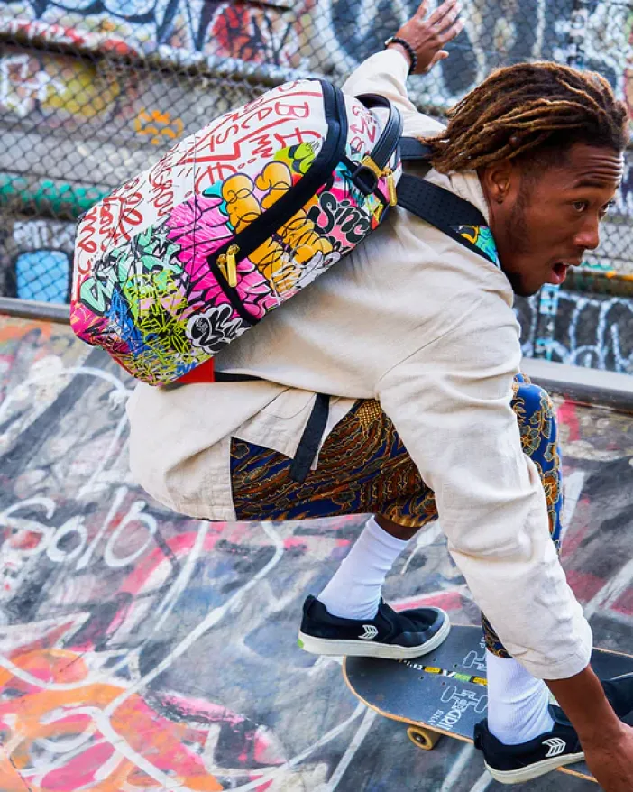 TRI-SPLIT GRAFFITI BACKPACK (DLXV)>SPRAYGROUND Clearance