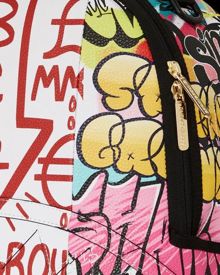 TRI-SPLIT GRAFFITI BACKPACK (DLXV)>SPRAYGROUND Clearance