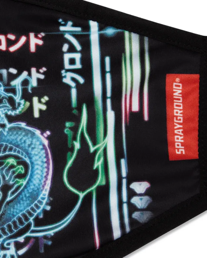 u30cau30a4u30c8u30c9u30e9u30b4u30f3 (NITE DRAGON) FACE MASK>SPRAYGROUND Hot