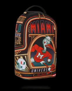 UNIVERSITY OF MIAMI BACKPACK (DLXR)>SPRAYGROUND