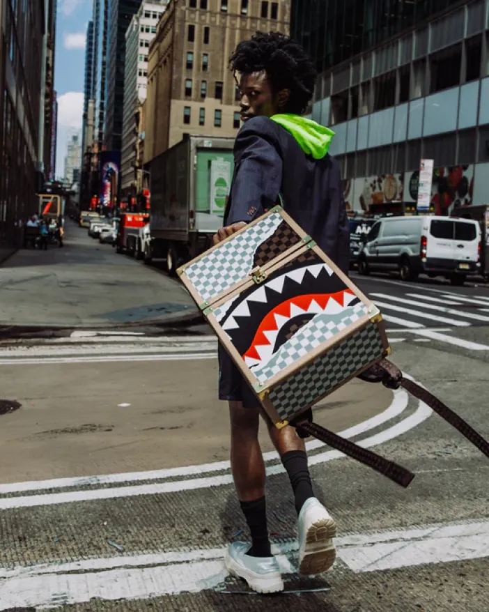 UNSTOPPABLE ENDEAVORS II CHATURANGA SHARK 1900 BACKPACK>SPRAYGROUND Discount