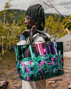 u6697u53f7u901au8ca8u30b9u30bfu30c3u30af (CRYPTO STACKS) TOTE>SPRAYGROUND Outlet