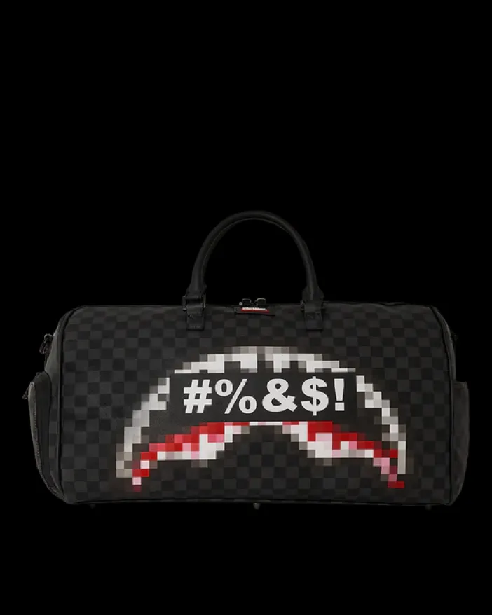 'WHAT THE BEEP' SHARK DUFFLE>SPRAYGROUND Best