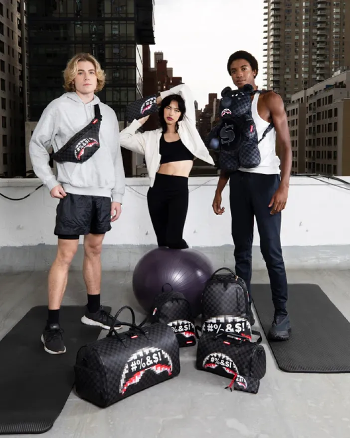'WHAT THE BEEP' SHARK MONEYBEAR TEDDYBEAR BACKPACK>SPRAYGROUND Clearance
