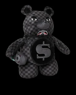 'WHAT THE BEEP' SHARK MONEYBEAR TEDDYBEAR BACKPACK><noscript><img width=