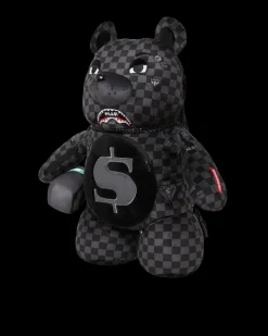 'WHAT THE BEEP' SHARK MONEYBEAR TEDDYBEAR BACKPACK><noscript><img width=