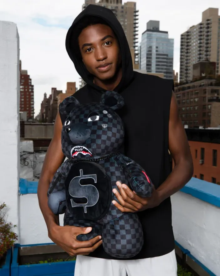 'WHAT THE BEEP' SHARK MONEYBEAR TEDDYBEAR BACKPACK>SPRAYGROUND Clearance