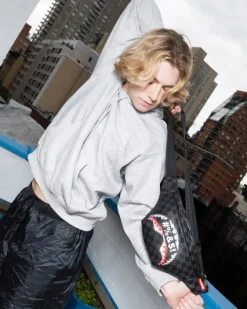 'WHAT THE BEEP' SHARK SAVVY CROSSBODY>SPRAYGROUND Hot