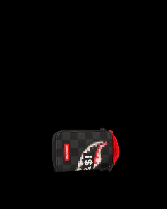'WHAT THE BEEP' SHARK WALLET>SPRAYGROUND New