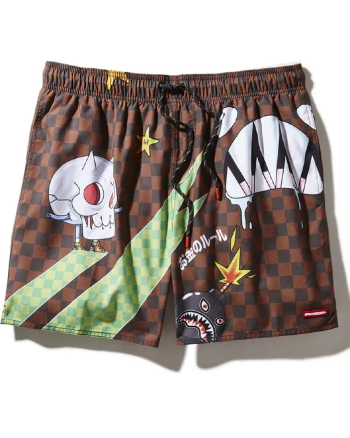 WTF SHARK SHOTO SWIM TRUNKS>SPRAYGROUND Discount