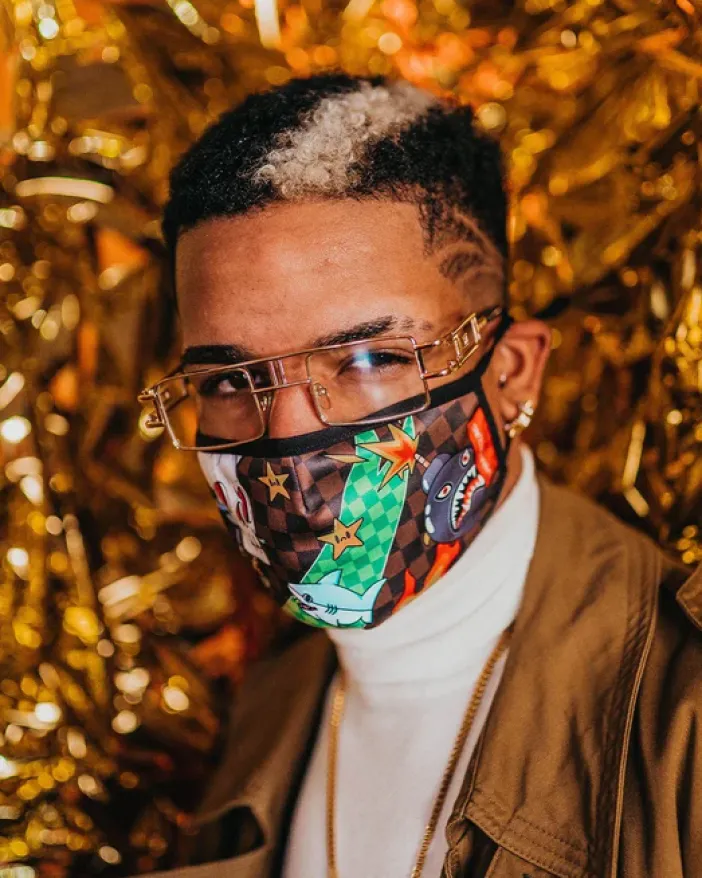 WTF THUNDER SHARK FACE MASK>SPRAYGROUND Discount