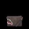 XTC SHARKS IN PARIS CROSSOVER CLUTCH>SPRAYGROUND Clearance