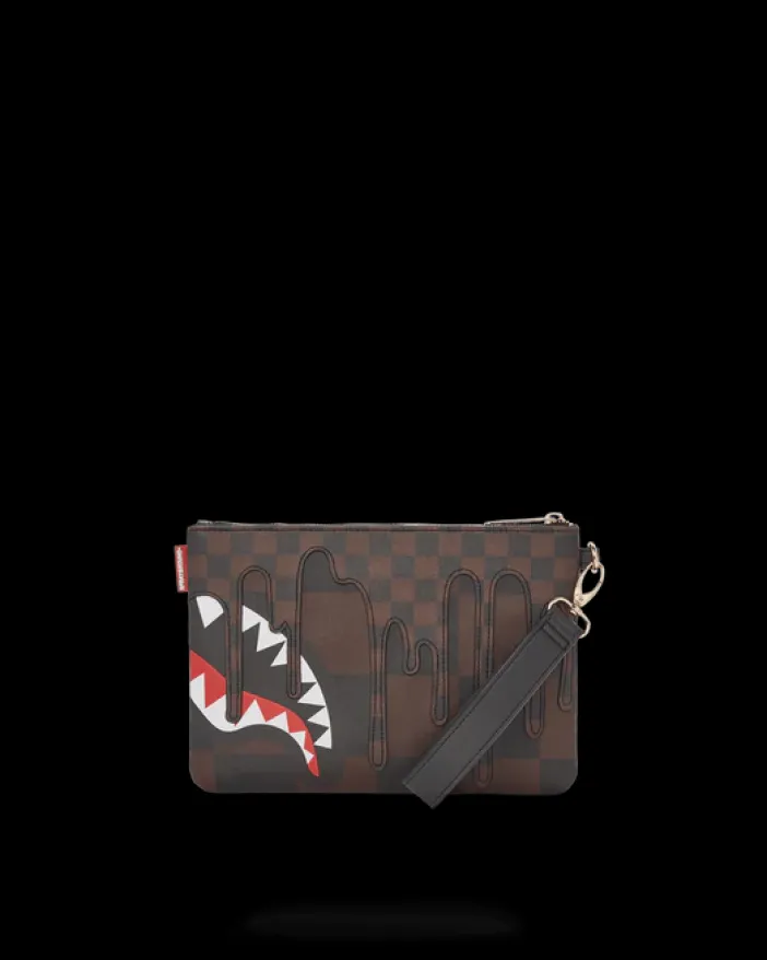 XTC SHARKS IN PARIS CROSSOVER CLUTCH>SPRAYGROUND Clearance