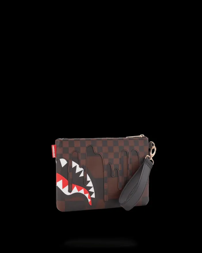 XTC SHARKS IN PARIS CROSSOVER CLUTCH>SPRAYGROUND Clearance