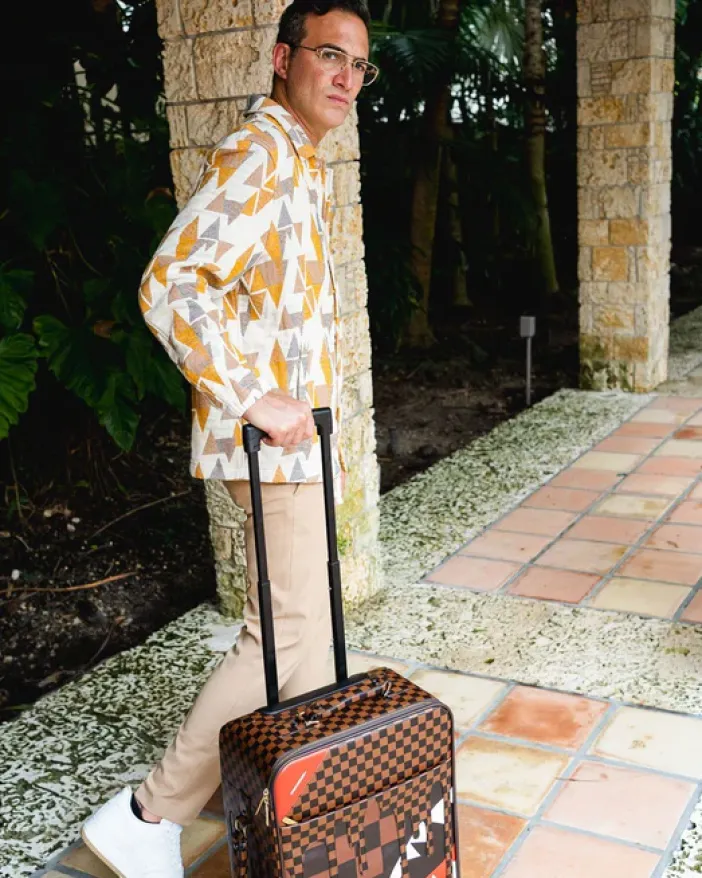 XTC SHARKS IN PARIS JETSETTER CARRY-ON LUGGAGE>SPRAYGROUND