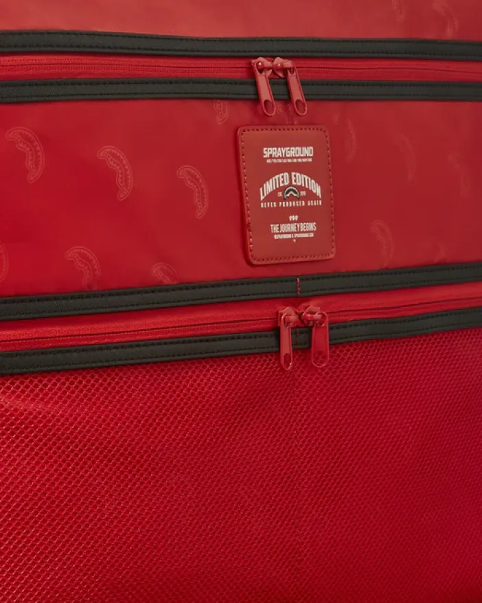 XTC SHARKS IN PARIS JETSETTER CARRY-ON LUGGAGE>SPRAYGROUND