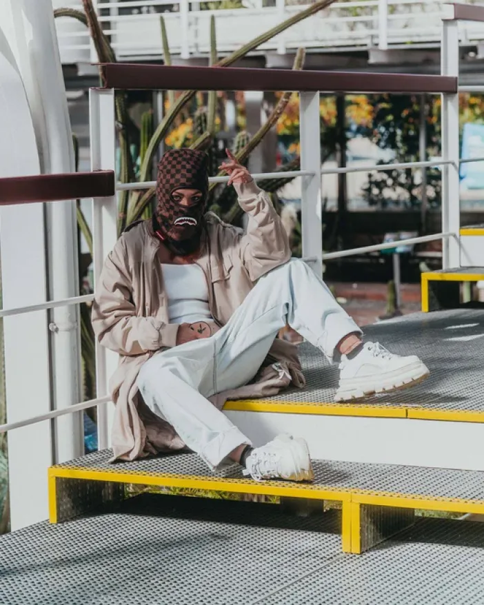XTC SHARKS IN PARIS SKI MASK>SPRAYGROUND New